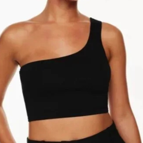 Babaton Black Ribbed Knit Top - Picture 3 of 4